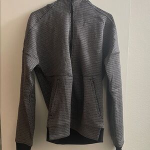 Adidas Black and White Mesh Jacket